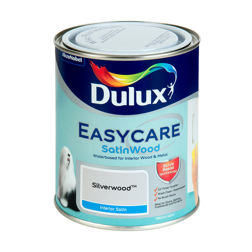 Dulux 750ml Easycare Satinwood - Silverwood | 5288615