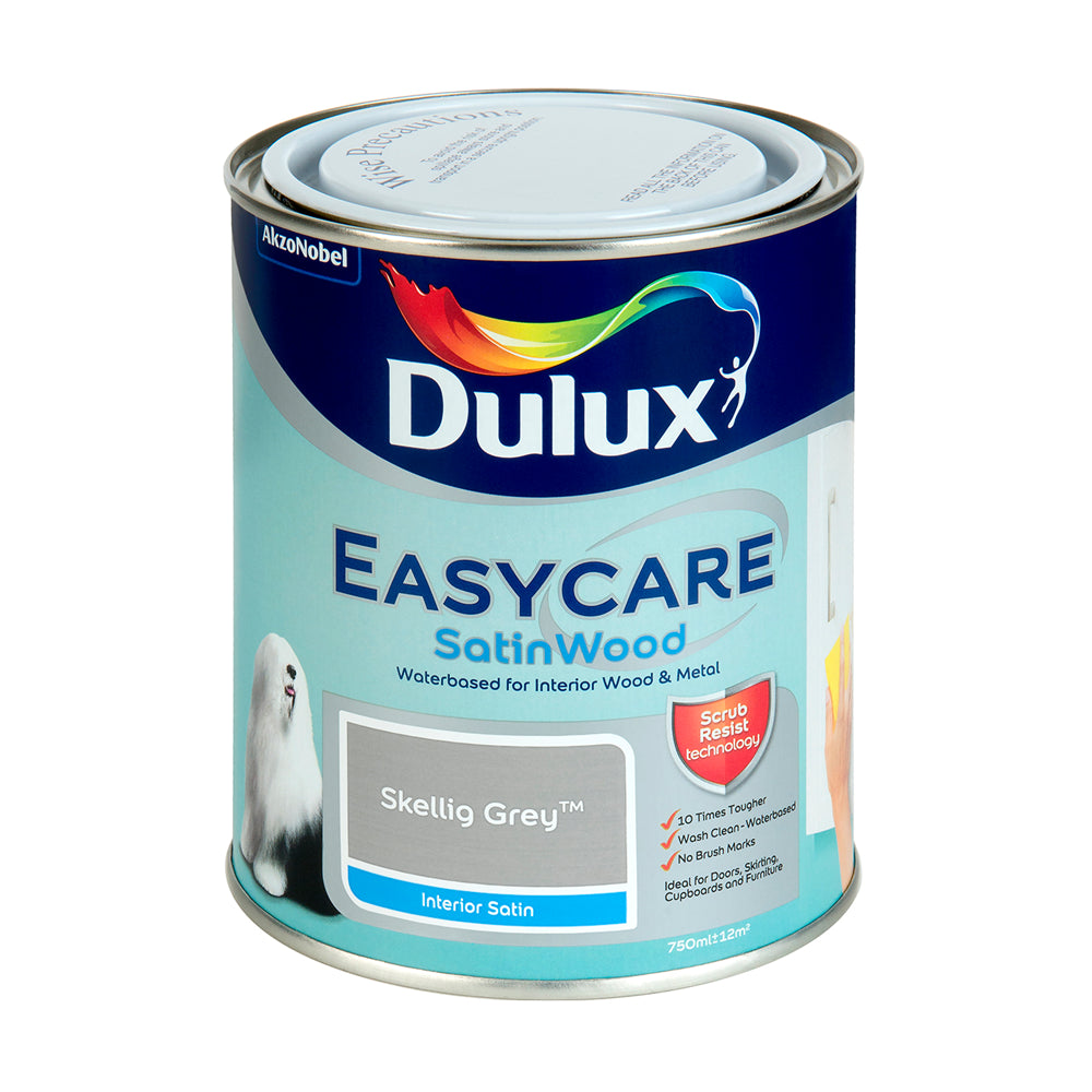 Dulux 750ml Easycare Satinwood - Skellig Grey | 5288618