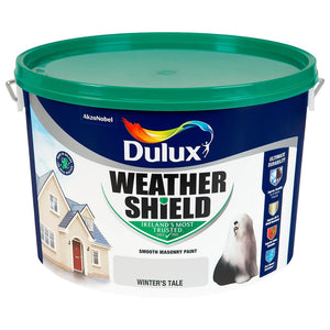 Dulux Weathershield Masonry Paint 10 Litre - Winters Tale | 5328096