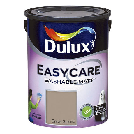 Dulux 5 Litre Easycare Washable Matt - Brave Ground | 5598291