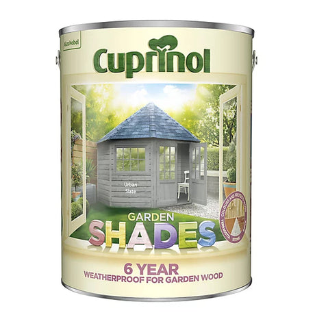 Cuprinol 5 Litre Garden Shades Woodstain - Urban Slate | 5317077