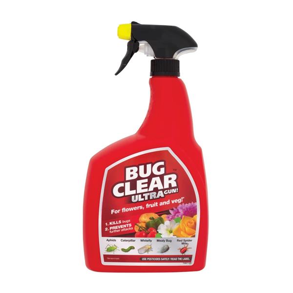 Bug Clear Ultra Gun 1 Litre ( Whitefly, Greenfly, Blackfly, Red Spider ...