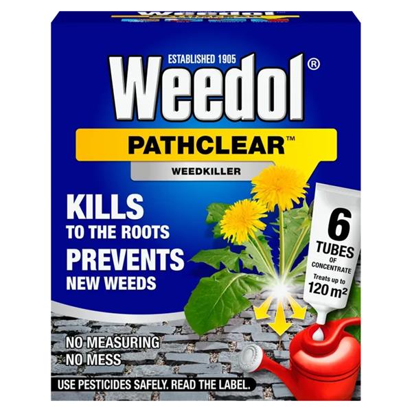 Weedol Pathclear Weedkiller - 6 Liquid Concentrate Tubes 6 x 18ml | 4106340
