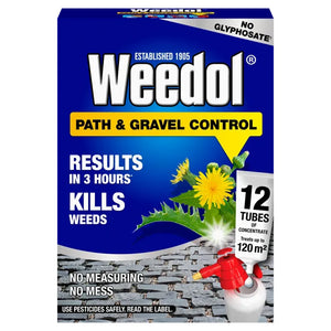 Weedol Path & Gravel Control Concentrated Weed Killer 12 Tubes | 4104420