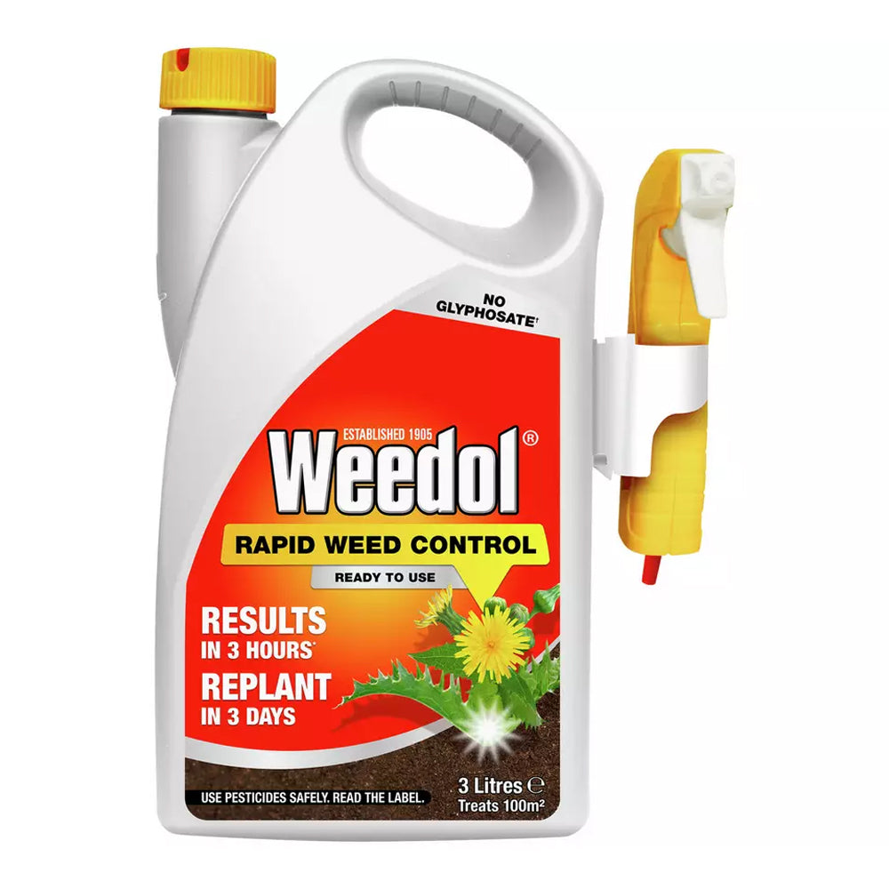 Weedol Rapid Weedkiller 3 Litre Ready to Use | 4106330