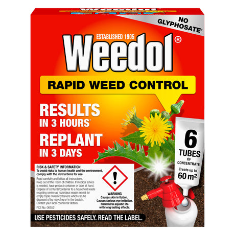 Weedol Path & Gravel Control Concentrated Weed Killer 6 Tubes | 4106331