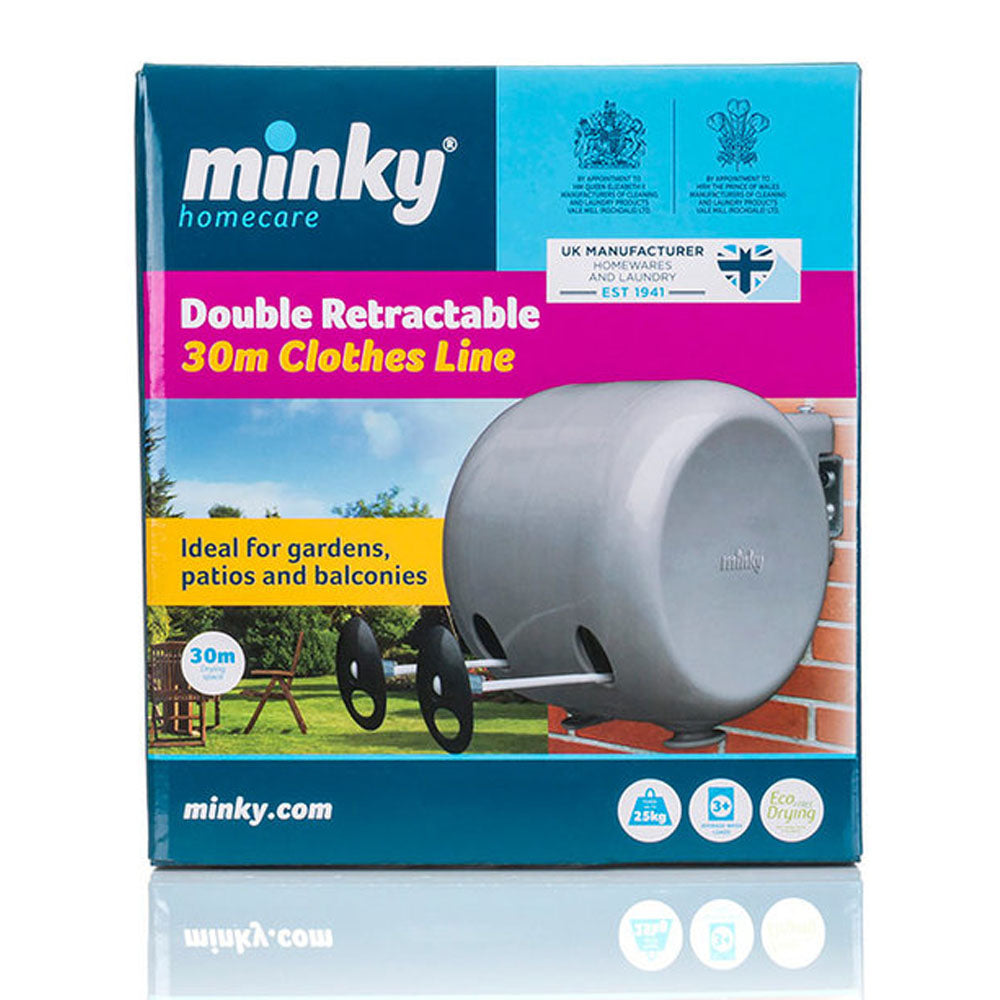 Minky 30 Metre Pull Out Retractable Clothes Line | MNK015588