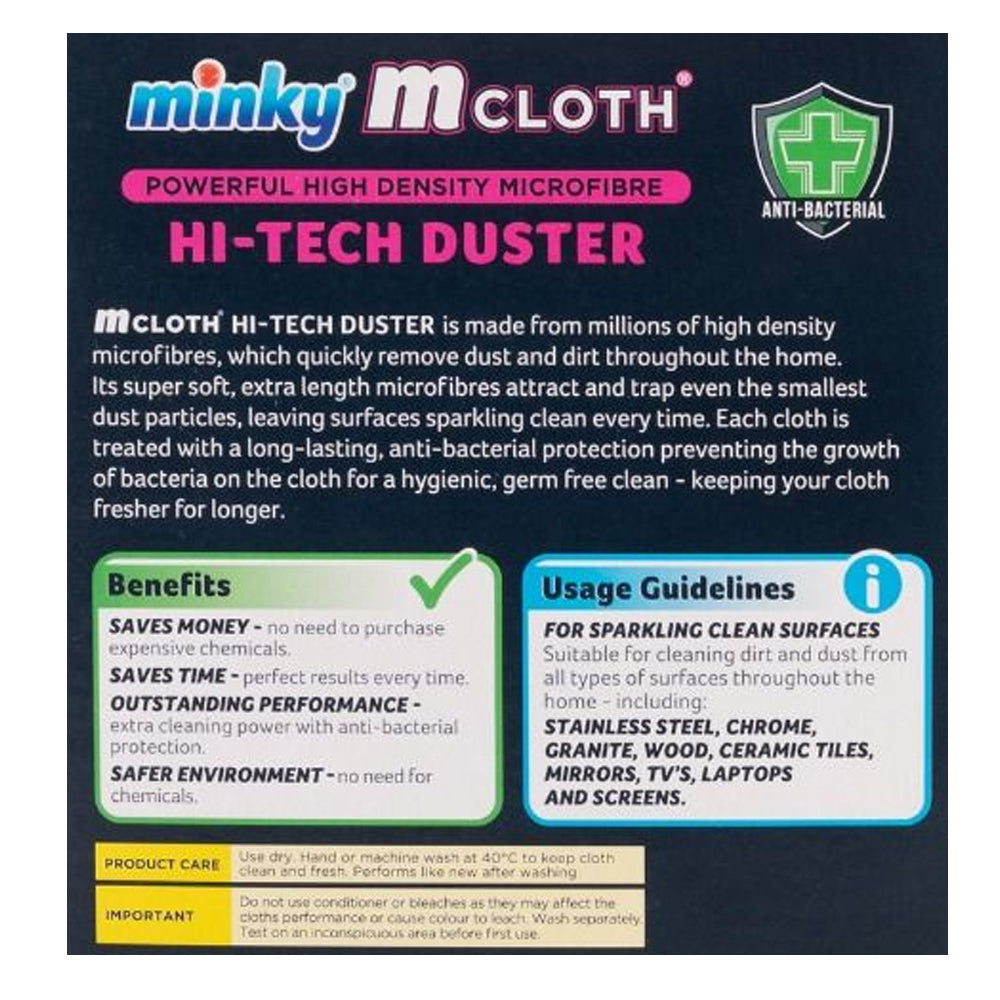 Minky M Cloth Hi-Tech Duster | MNK320439