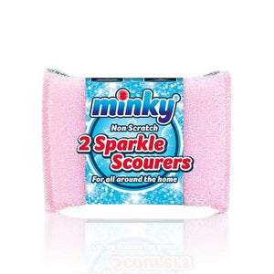 Minky Extra Thick Sparkle Scourers 2 Pack | MNK320484