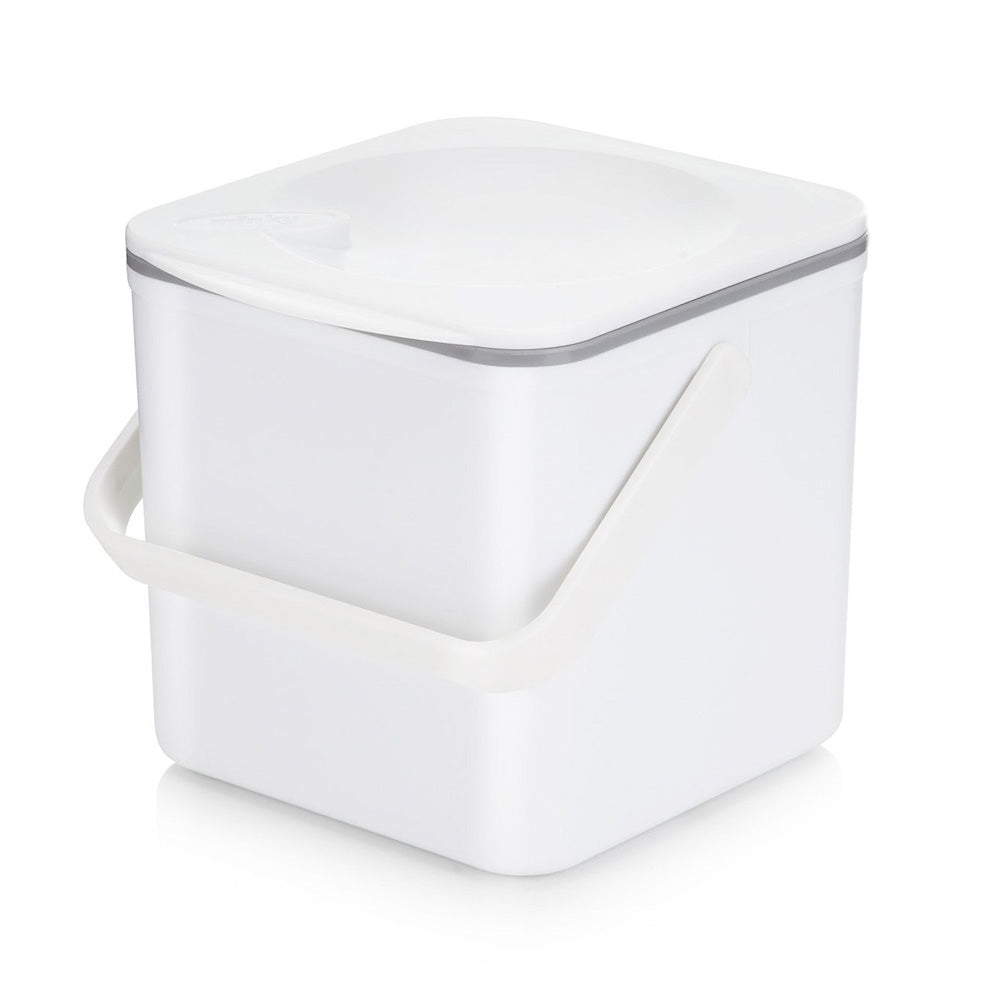 Minky Food Waste Caddy (Compost Bin) - White | MNK322990