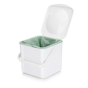Minky Food Waste Caddy (Compost Bin) - White | MNK322990