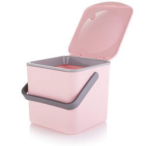 Minky Food Waste Caddy (Compost Bin) - Pink | MNK323874