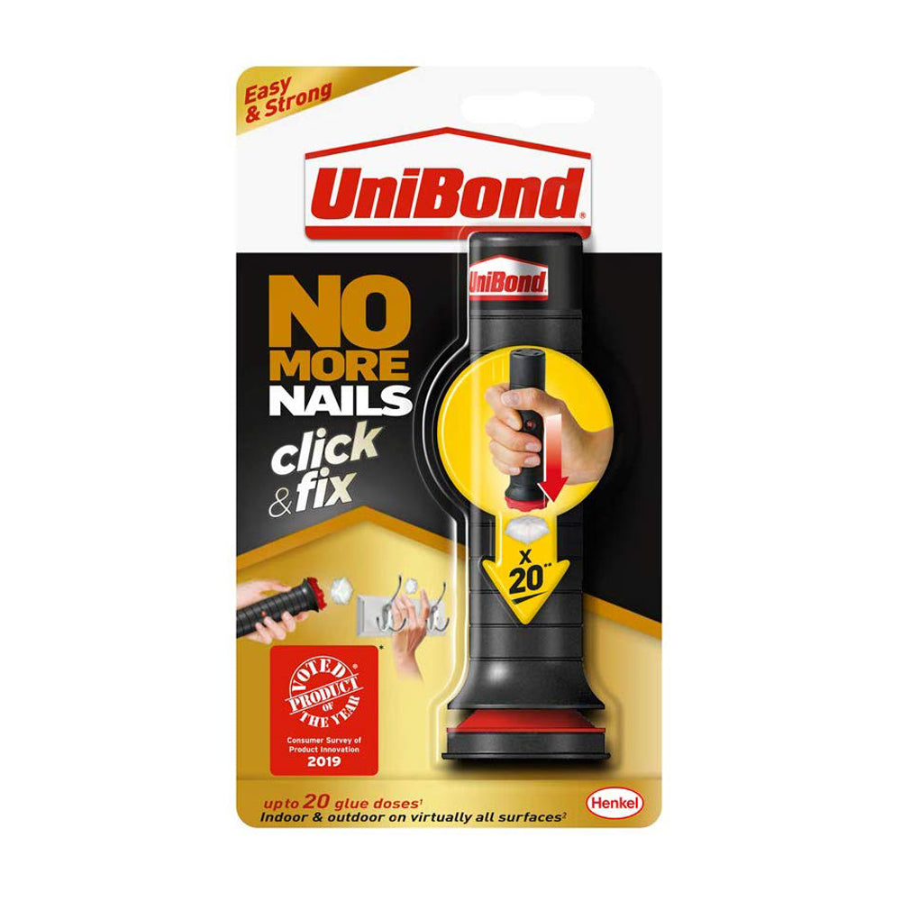 Unibond Click and Fix Solvent Free Grab Adhesive 30ml - White
