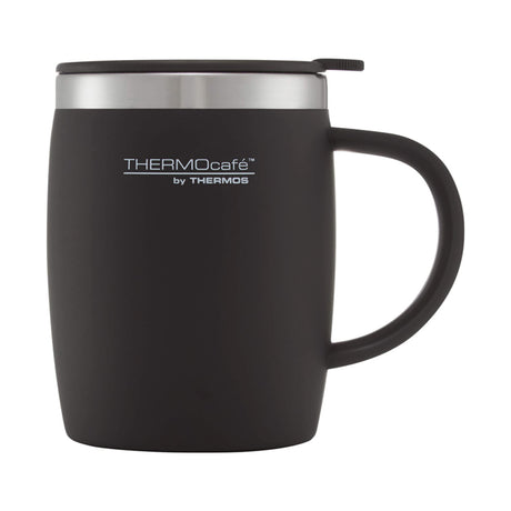 Thermos Soft Touch Desk Mug 450Ml - Black | 105102