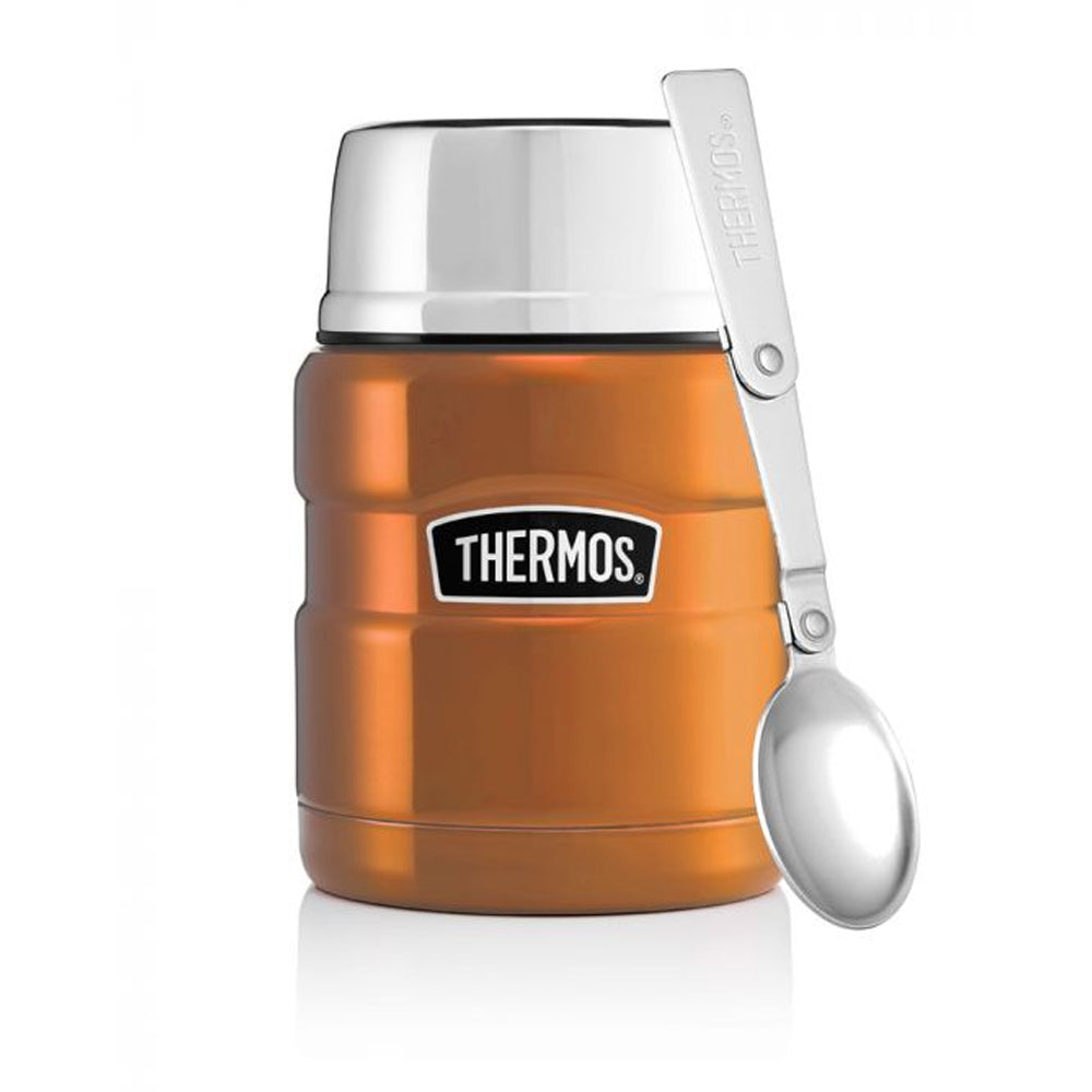 Thermos Stainless Kind Food Flask with Spoon 470ml - Copper | 170331