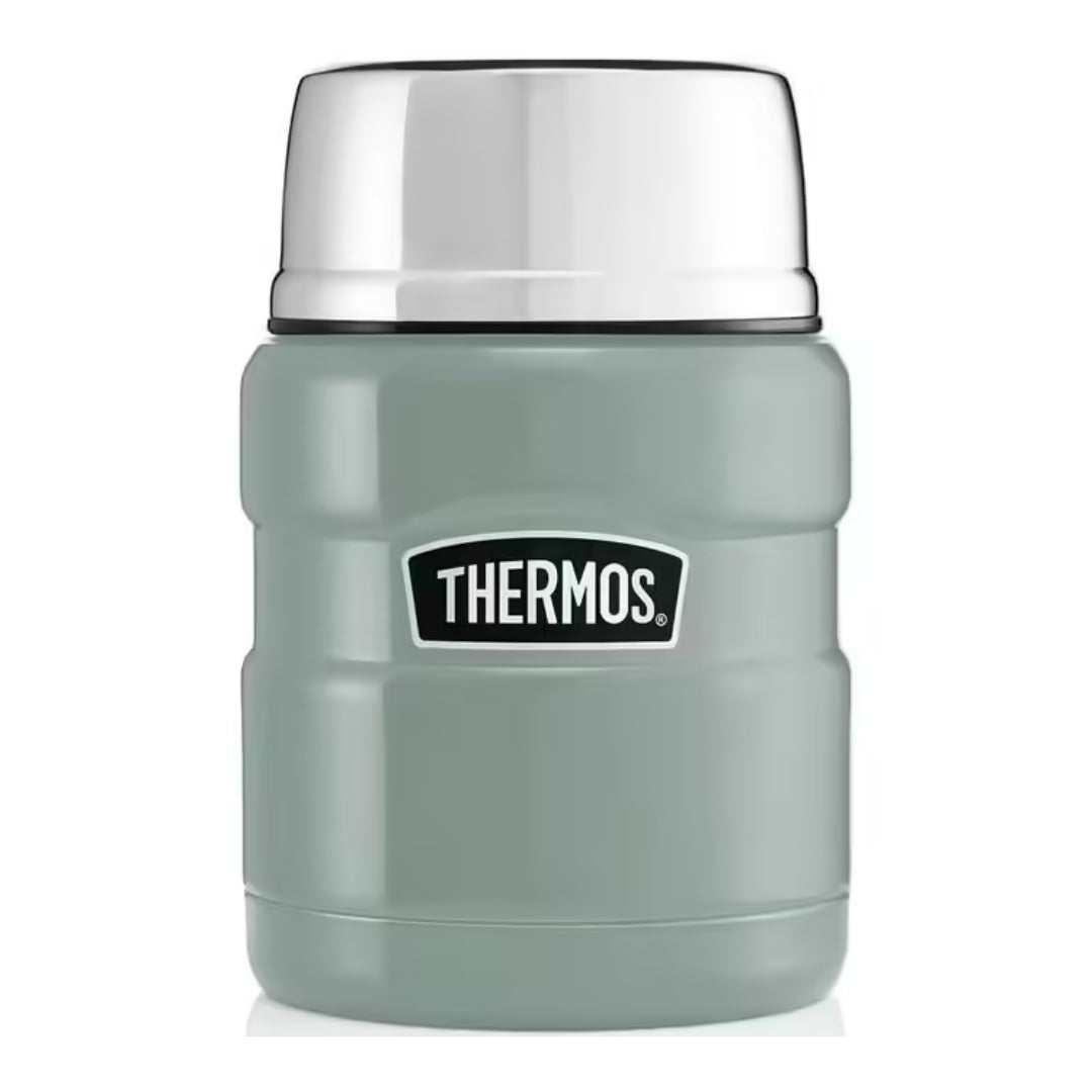 Thermos Stainless Kind Food Flask with Spoon 470ml - Gun Metal | 170347