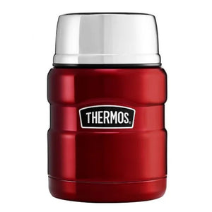 Thermos Stainless King Food Flask with Spoon 470ml - Cranberry Red | 184807