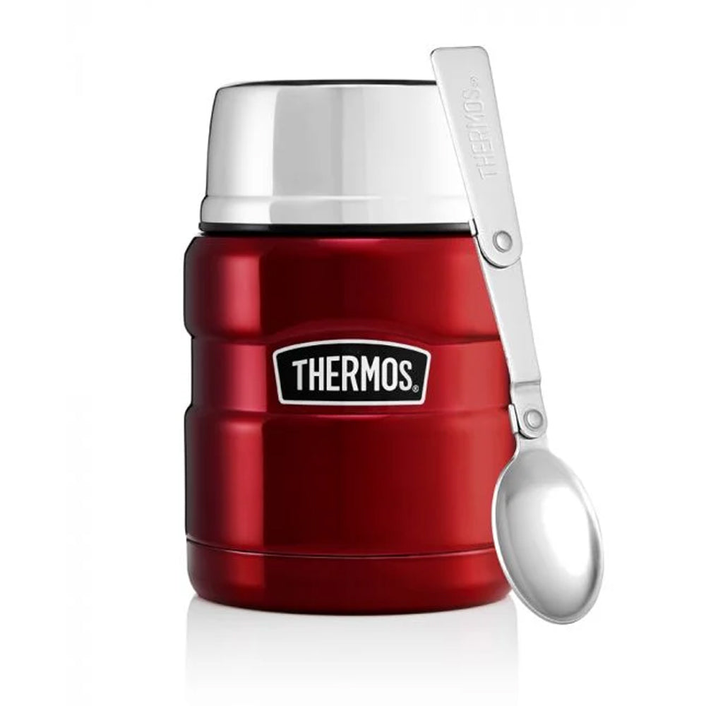 Thermos Stainless Kind Food Flask with Spoon 470ml - Cranberry | 184807