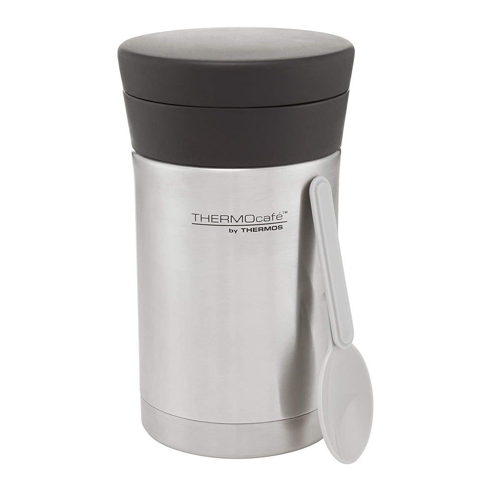 Thermos Thermocafe Food Flask 500ml with Spoon - Stainless Steel | 186816