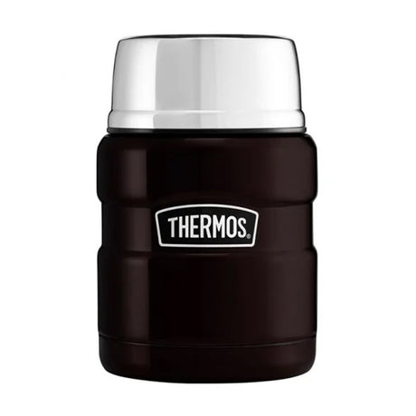 Thermos Stainless Kind Food Flask with Spoon 470ml - Black | 190759