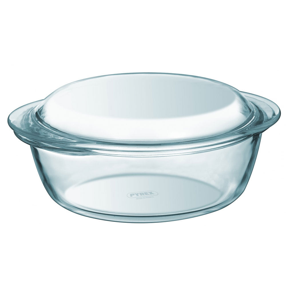 PYREX 3.5 L CASSEROLE DISH & LID ROUND