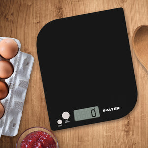 Salter Leaf Electronic Kitchen Scale 5kg - Black | 1177BK