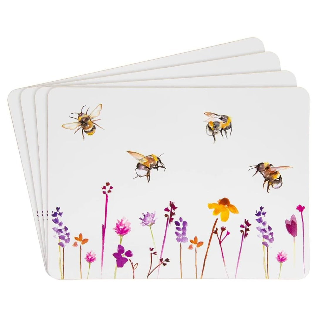 Dunlevy Set of 4 Placemats - Lavender and Bees | PG5634