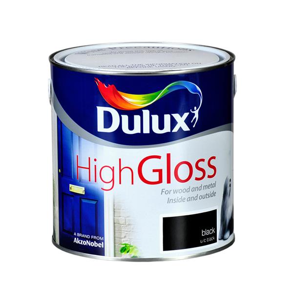 Dulux 2.5 Litre Gloss - Black | 5083943