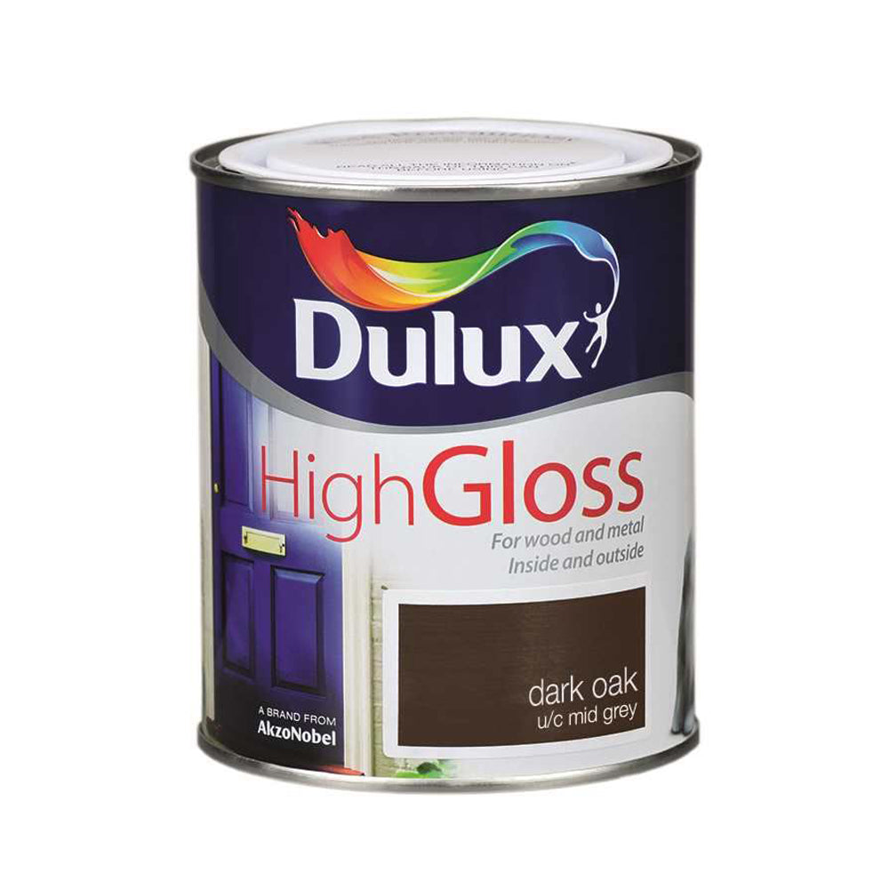 Dulux 750ml High Gloss - Dark Oak | 5083972