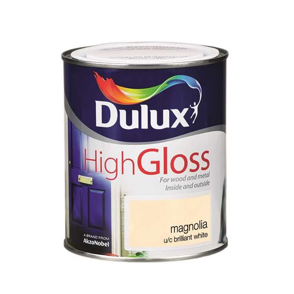 Dulux 750ml High Gloss - Magnolia | 5083974