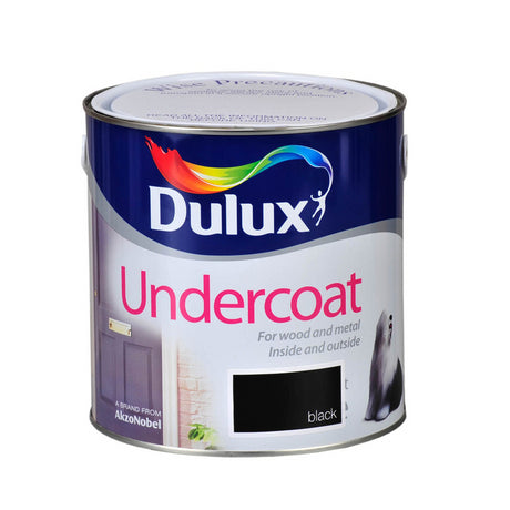 Dulux 2.5 Litre Undercoat - Black | 5084423