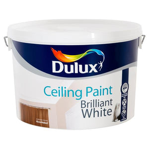 Dulux Ceiling Paint 5 Litre - Brilliant White | 5083580