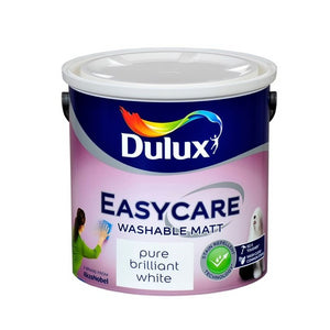 Dulux 2.5 Litre Easycare Washable Matt - White | 5083855