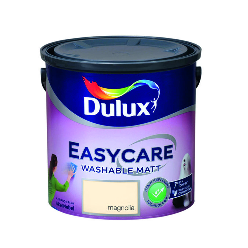 Dulux 2.5 Litre Easycare Washable Matt - Magnolia | 5083853