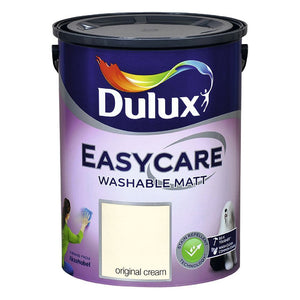 Dulux 5 Litre Easycare Washable Matt - Original Cream | 5083782