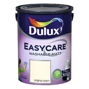 Dulux 5 Litre Easycare Washable Matt - Original Cream | 5083782