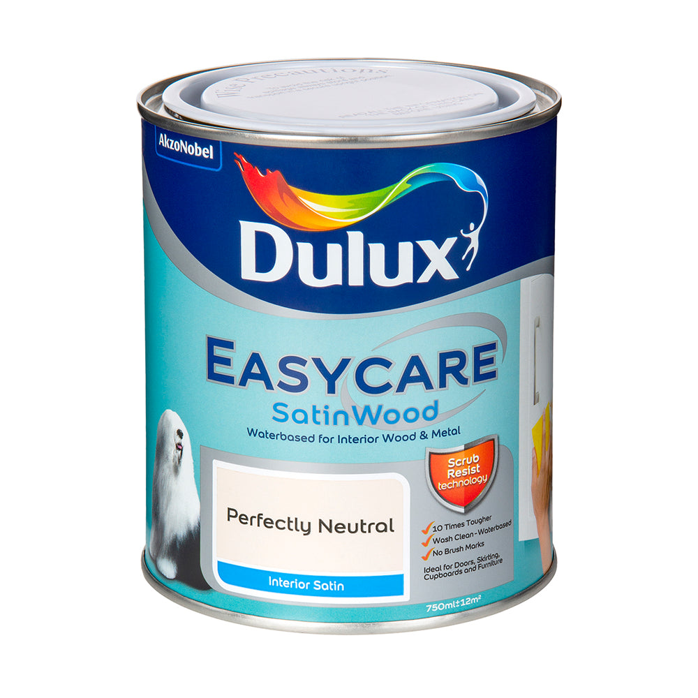 Dulux 750ml Easycare Satinwood - Perfectly Neutral | 5083890