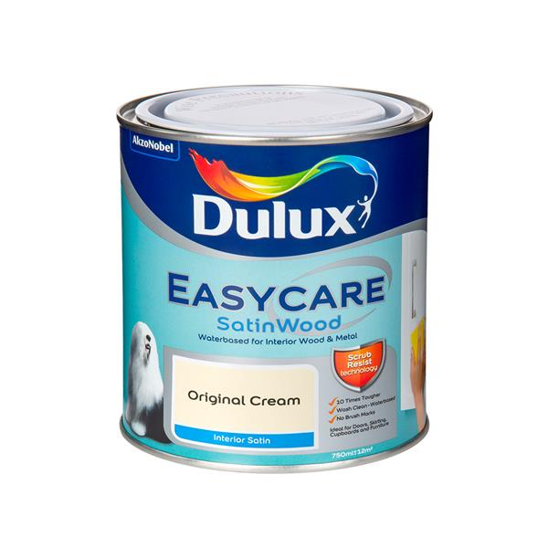 Dulux 750ml Easycare Satinwood - Original Cream | 5083873