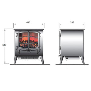 Dimplex Tango 2kw Optiflame Electric Stove with Remote | TNG20E