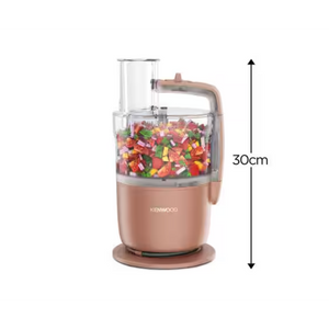 Kenwood Multipro Go Food Processor & Chopper - Clay Red | FDP22.130RD