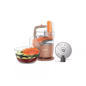 Kenwood Multipro Go Food Processor & Chopper - Clay Red | FDP22.130RD