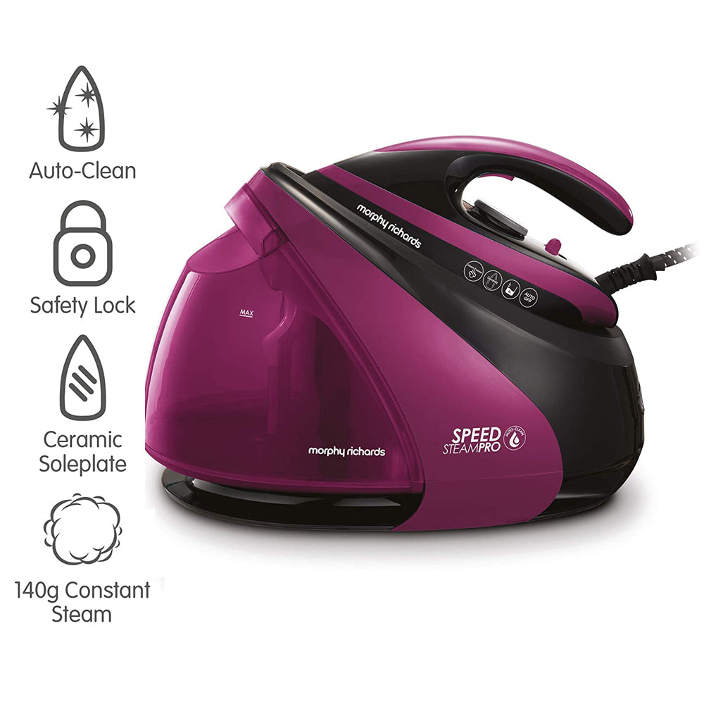 Morphy Richards AutoClean Speed Steam Generator Iron 3000W - Purple | 332102