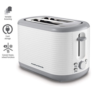 Morphy Richards Arc 2 Slice Toaster - White | 228399