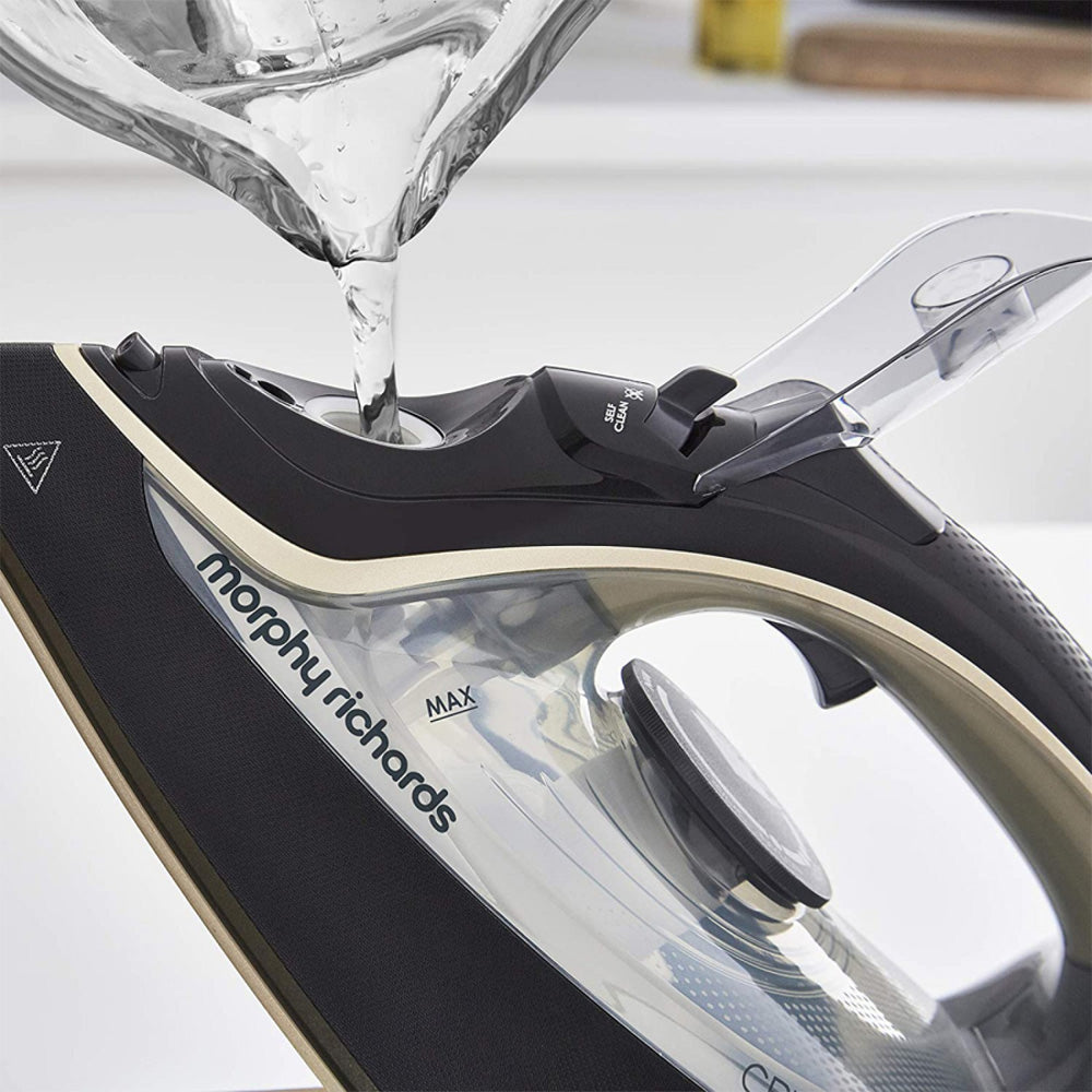 Morphy Richards 2400W Steam Iron - Crystal Clear Gold | 300302
