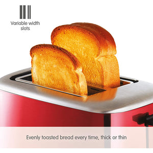 Morphy Richards Equip 2 Slice Toaster - Red | 222066