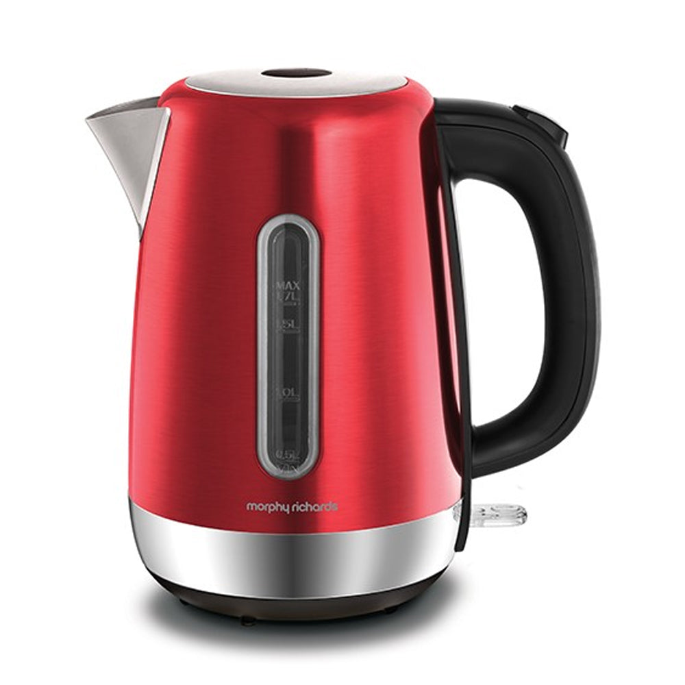 Morphy Richards Equip Electric Jug Kettle 1.7 Litre Red 102785 Heavins