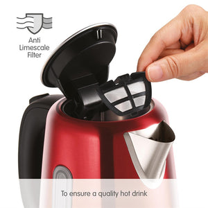 Morphy Richards Equip Electric Jug Kettle 1.7 Litre - Red | 102785