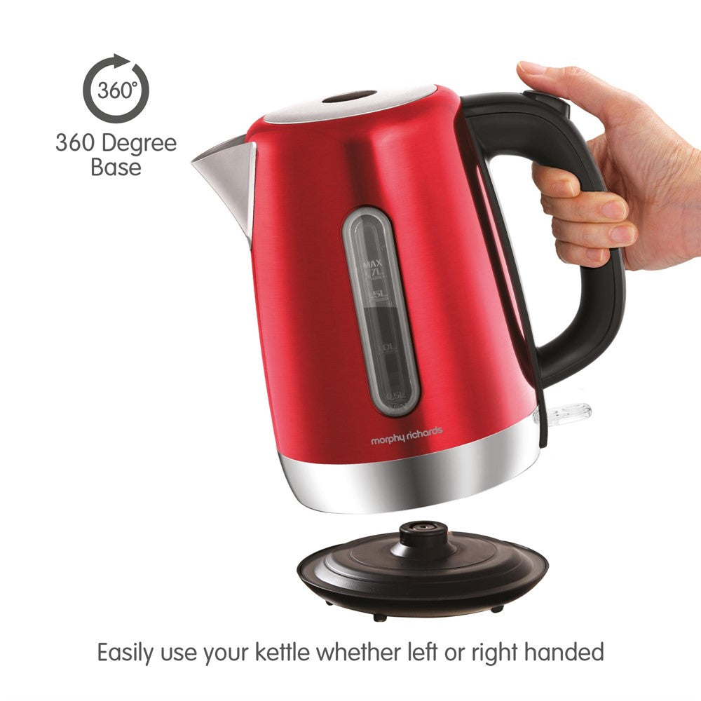 Morphy Richards Equip Electric Jug Kettle 1.7 Litre - Red | 102785