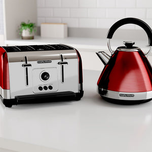 Morphy Richards Venture 4 Slice Toaster - Red | 240133