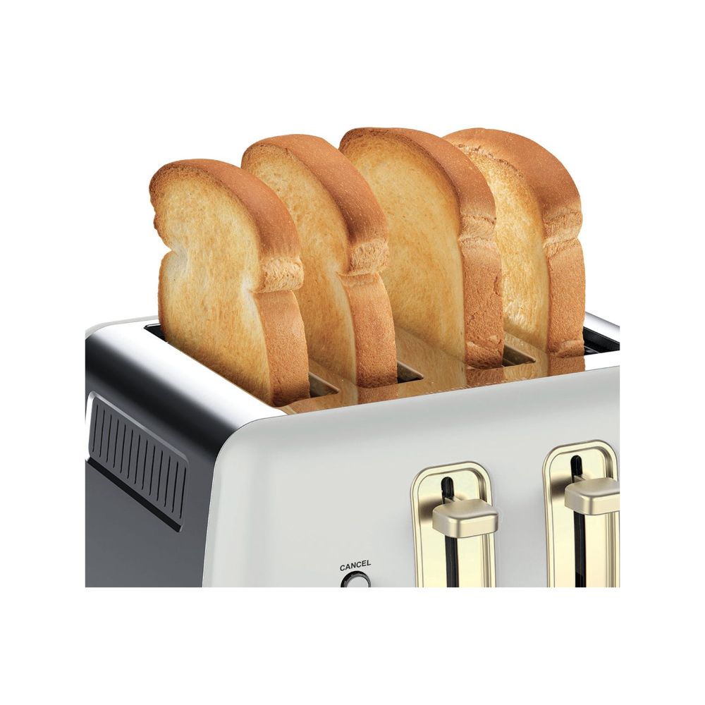 Morphy Richards Ascend 4 Slice Toaster - Grey & Soft Gold | 244021
